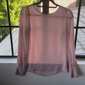 Blush pink blouse size XS from Express